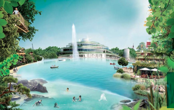 Feu vert au chantier des Villages Nature près de Disneyland