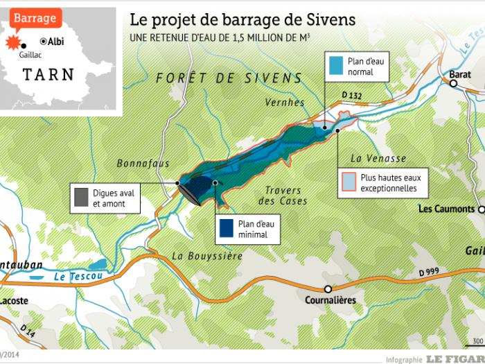 Barrage de Sivens: le projet va être modifié