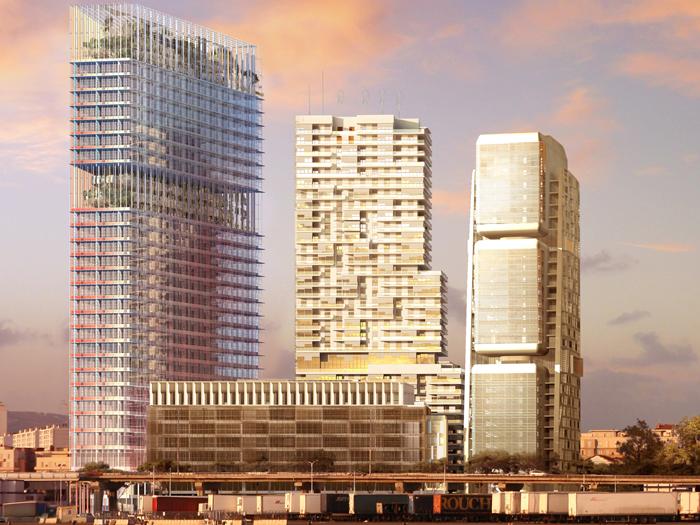 Une nouvelle tour en construction à Marseille