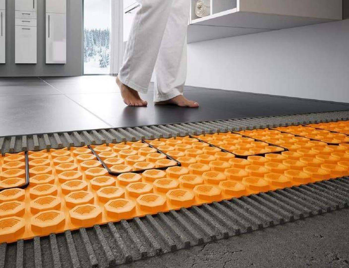 Sol Tempéré Électrique sous carrelage avec Schlüter®-DITRA-HEAT-E