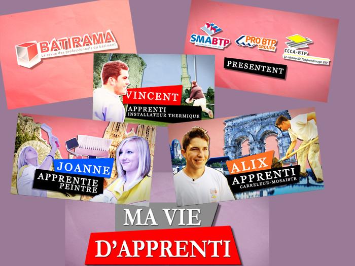 Ma vie dapprenti : nouvelle programmation de la websérie (Saison 1)