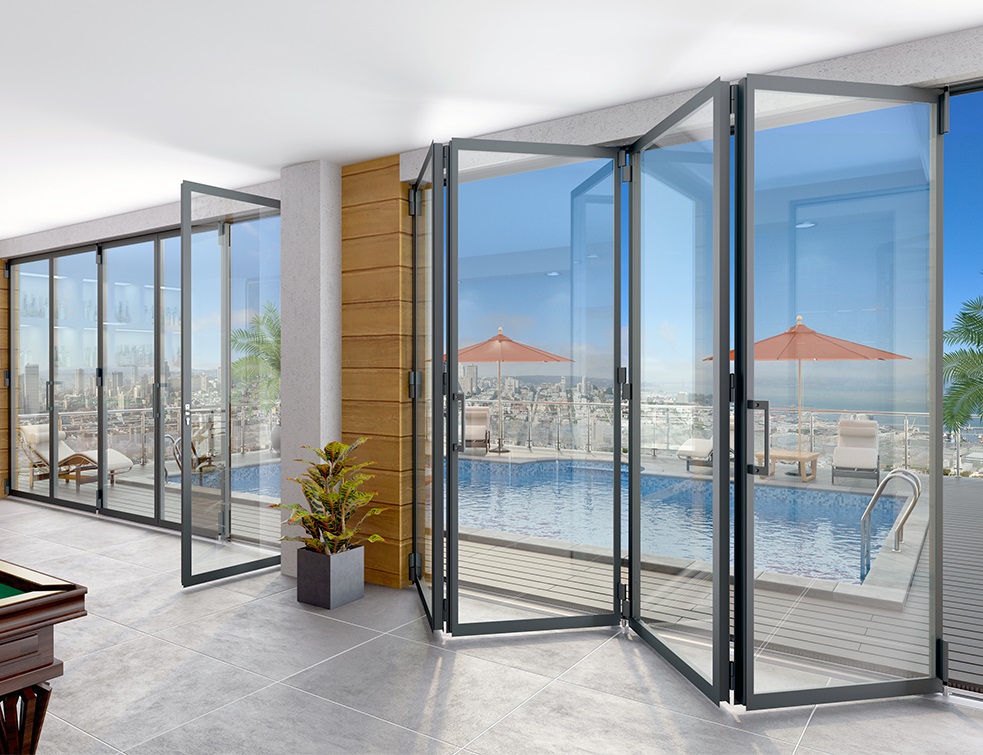 Découvrez Opentec F80, le nouveau système pliant pour paroi verre by Mantion