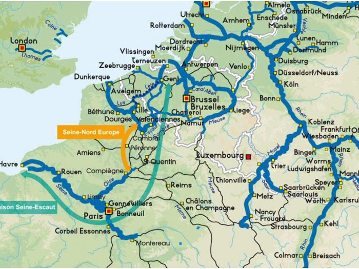 Canal Seine-Nord : création d'une société pour le projet