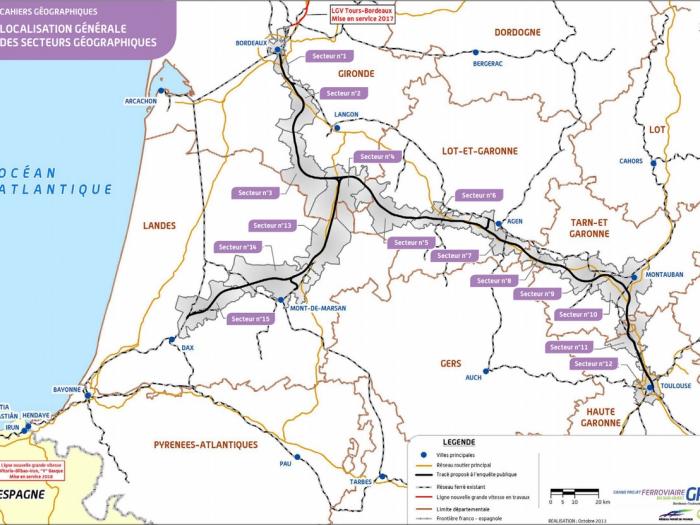 LGV Bordeaux-Toulouse-Dax : "l'utilité publique" est déclarée