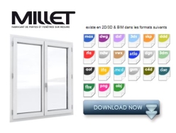 Millet, 1er fabricant de fenêtres à proposer ses produits au format BIM !