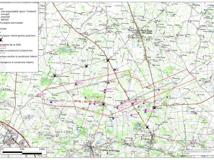 Une nouvelle manifestation pour défendre la "Zad" de ND des Landes