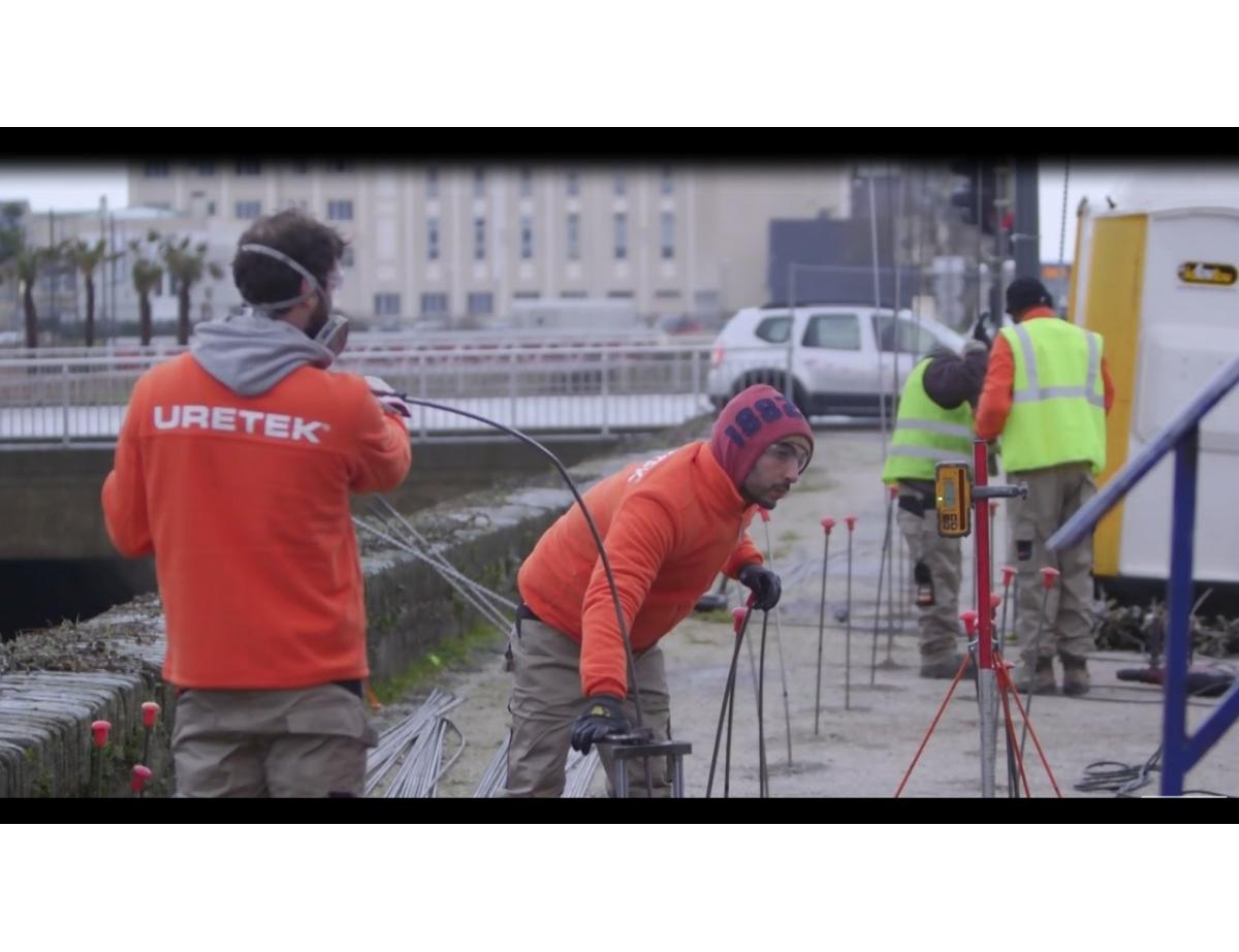 URETEK® sécurise le quai de la Divette à Cherbourg