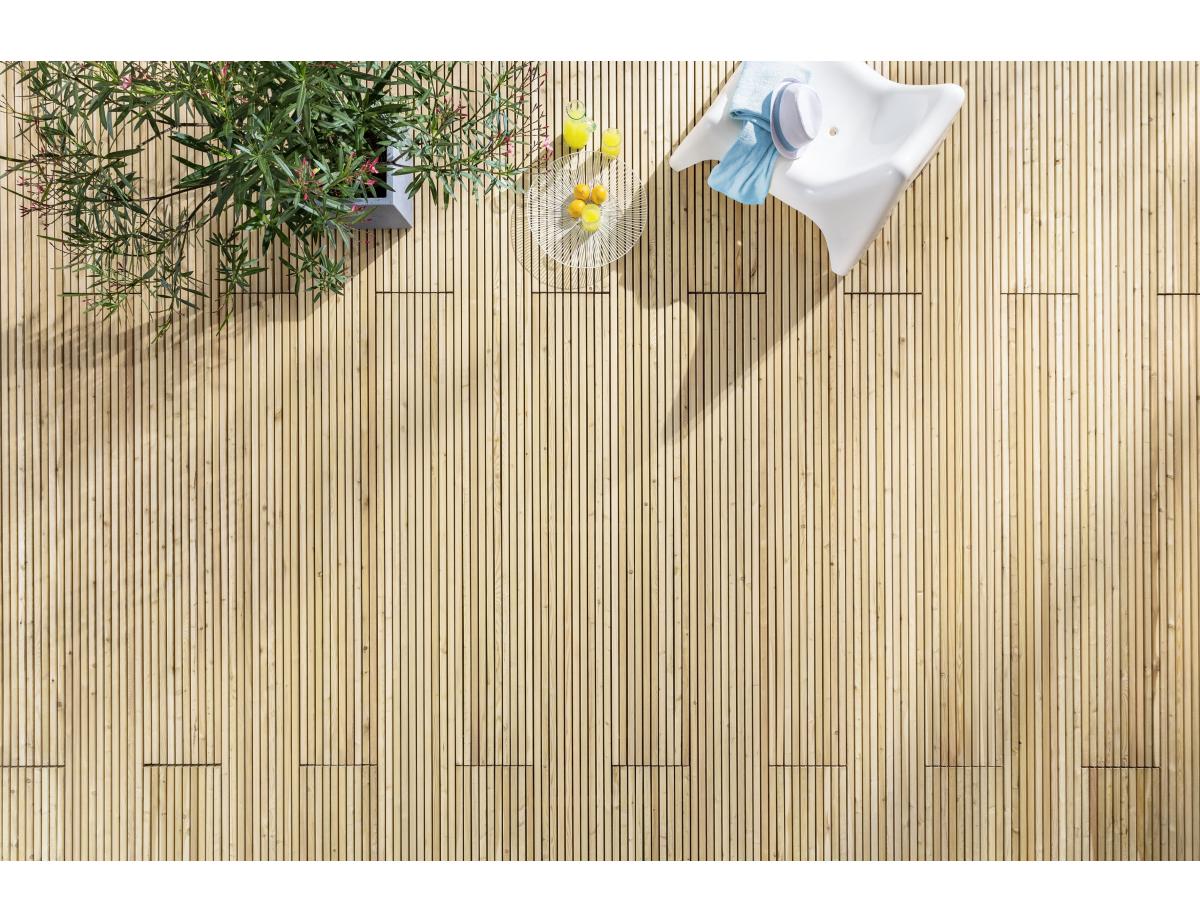 La terrasse en kit PINUTEX : une pose facile pour un repos immédiat