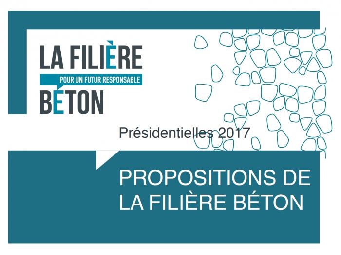 « La Filière Béton » s'adresse aux candidats de la présidentielle