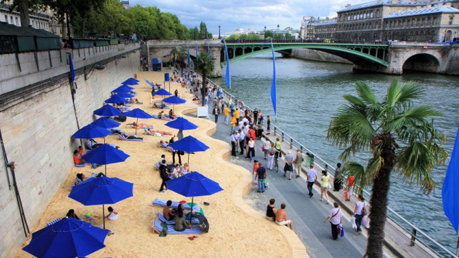 Pas de sable Lafarge pour Paris Plages