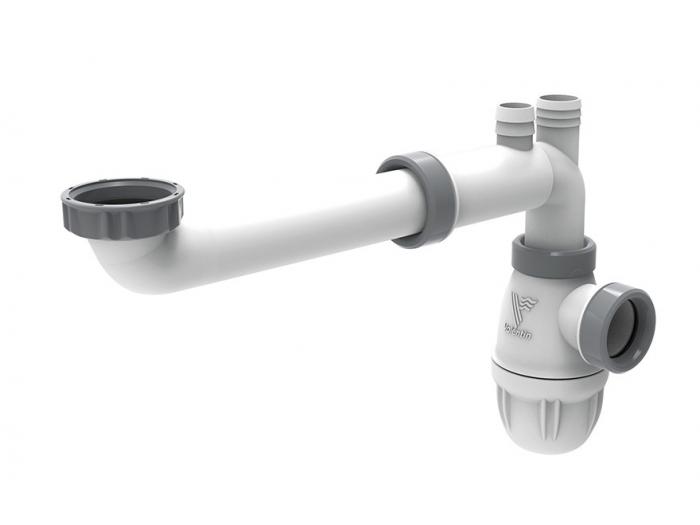 Nouvelle Tubulure de raccordement bi-matière, gain d'espace dédiée aux lavabos