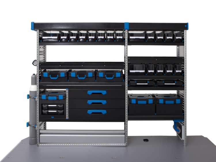 Sortimo HD : l'aménagement de véhicule pour les utilisations extrêmes