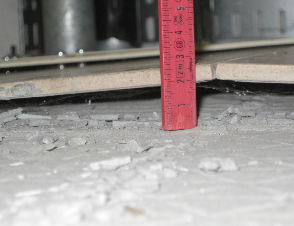 Les pathologies des sols carrelés en recrudescence