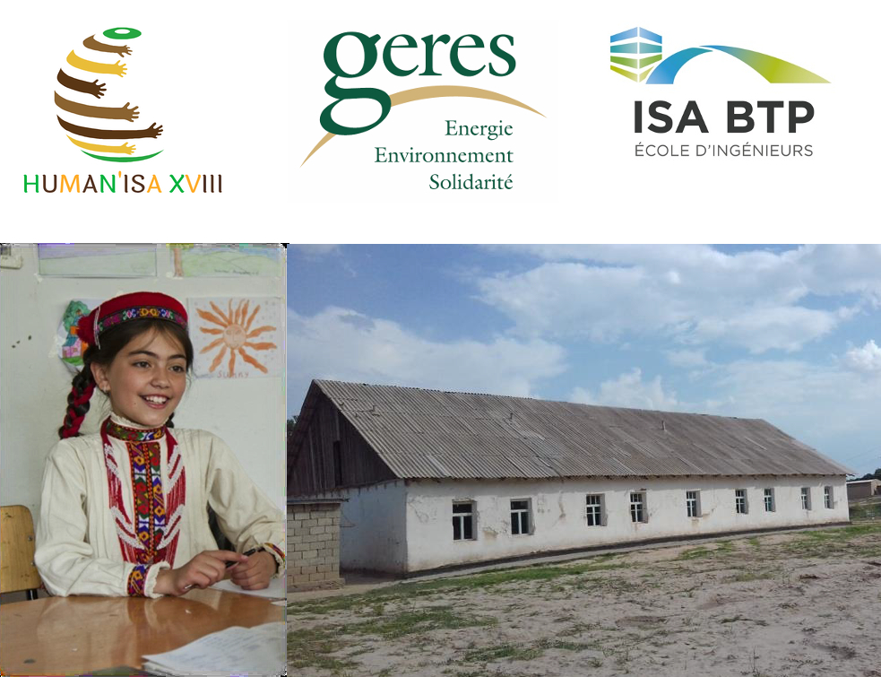 Les ingénieurs de l'ISA BTP agrandissent une école au Tadjikistan