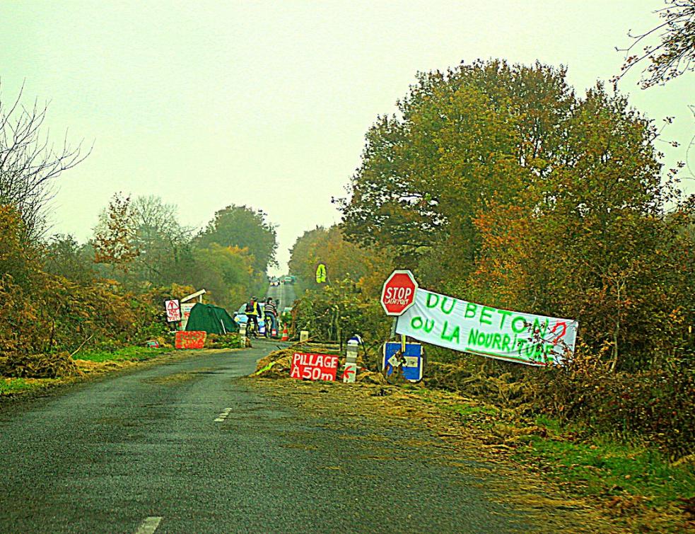 Le projet d'aéroport Notre-Dame-des-Landes abandonné