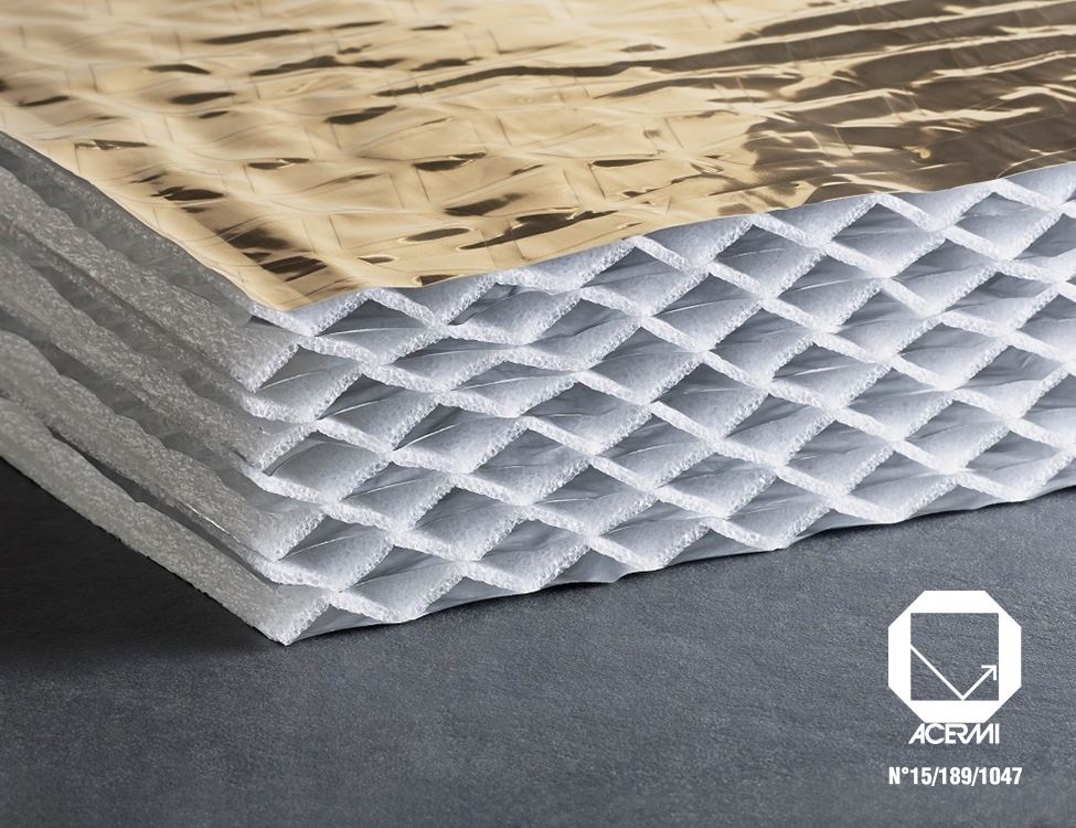 HYBRIS, un isolant alvéolaire 3 en 1 certifié ACERMI