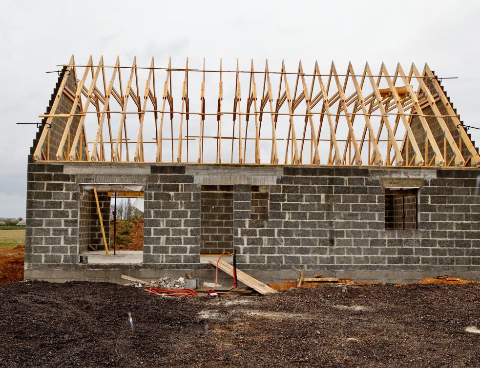 Les mises en chantier en recul en début d'année 2018