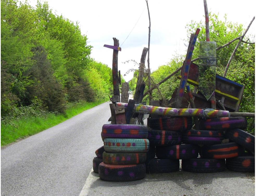 Début du chantier de réfection des routes de la ZAD NDDL