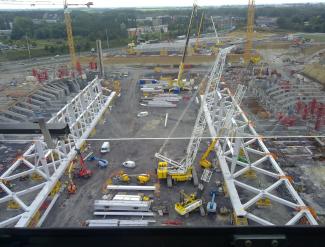Eiffage : fin de la grève des ouvriers sur le grand stade de Lille