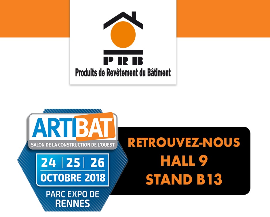 Découvrez les solutions  PRB au salon ARTIBAT