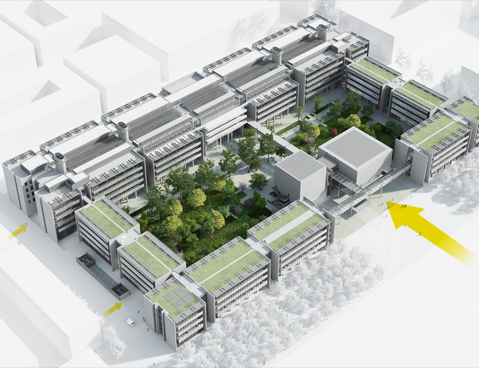 Ventilation naturelle et béton clair pour l'ENS de Paris-Saclay