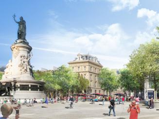 Paris : plus de piétons place de la République ?
