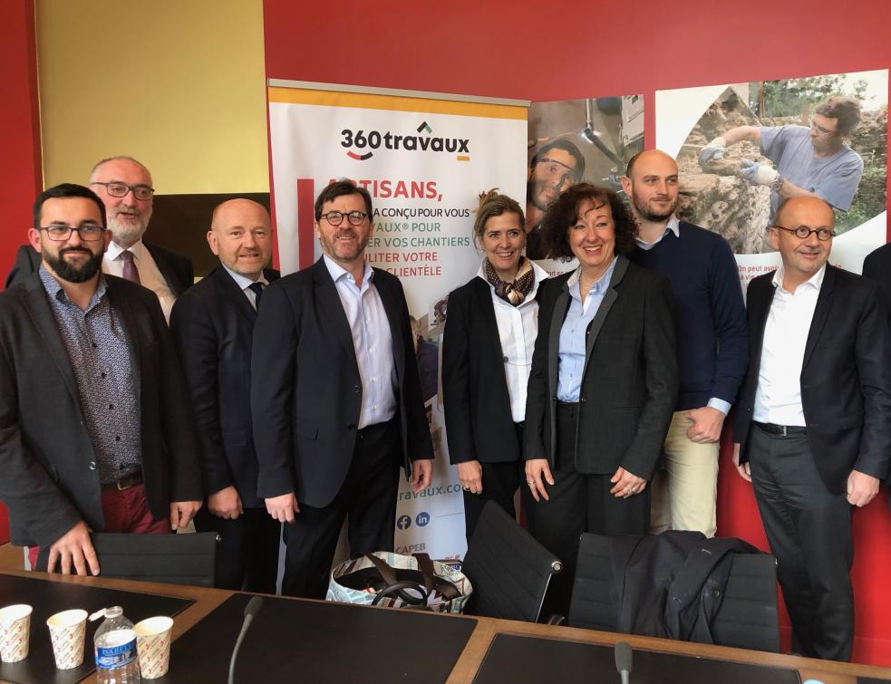 La Capeb lance la plateforme 360travaux avec 5 partenaires