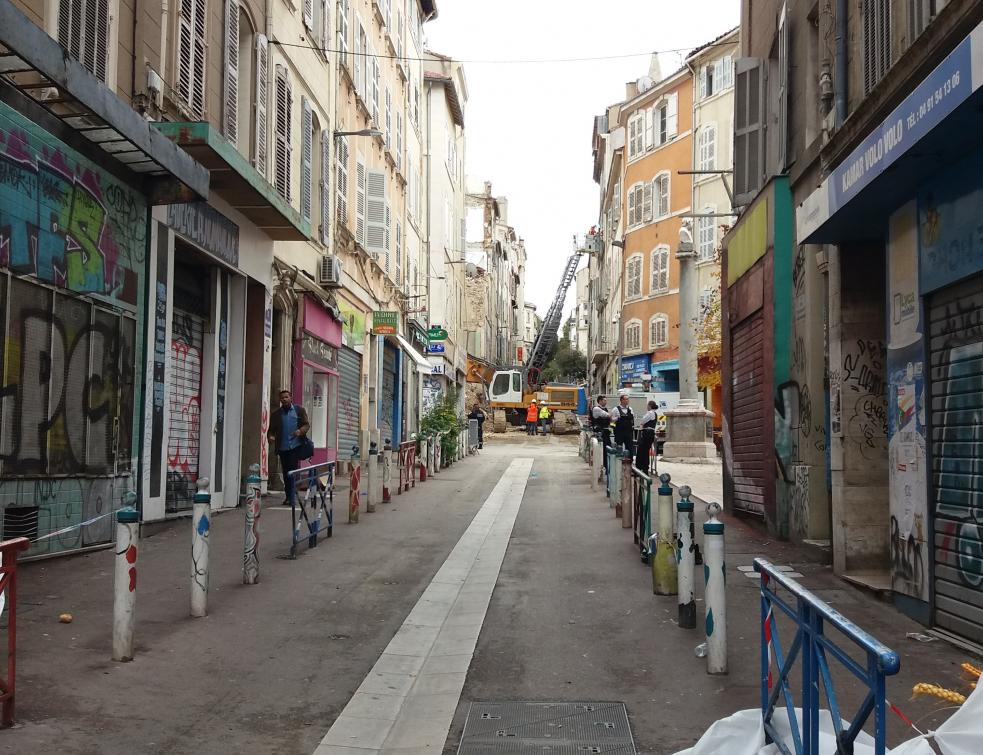Marseille veut "un nouveau projet urbanistique" rue d'Aubagne