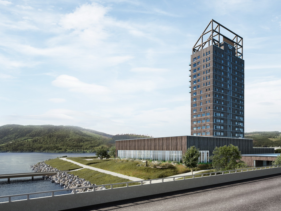 Mjøstårnet, la nouvelle plus haute tour en bois au monde