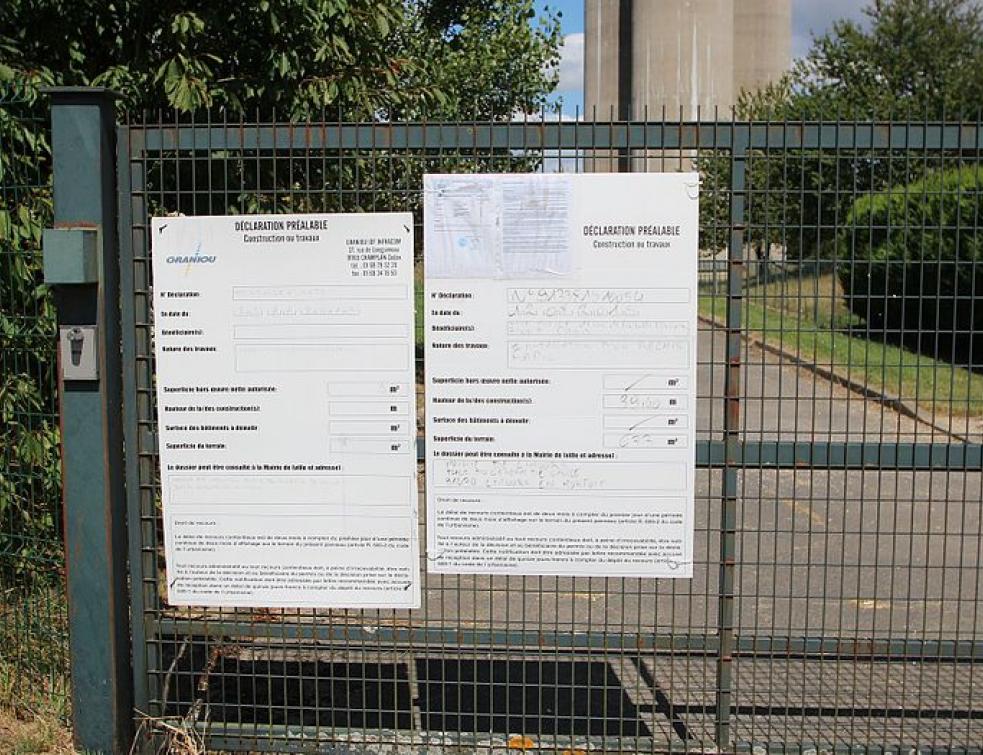 Visible ou non, une modification de bâtiment se déclare