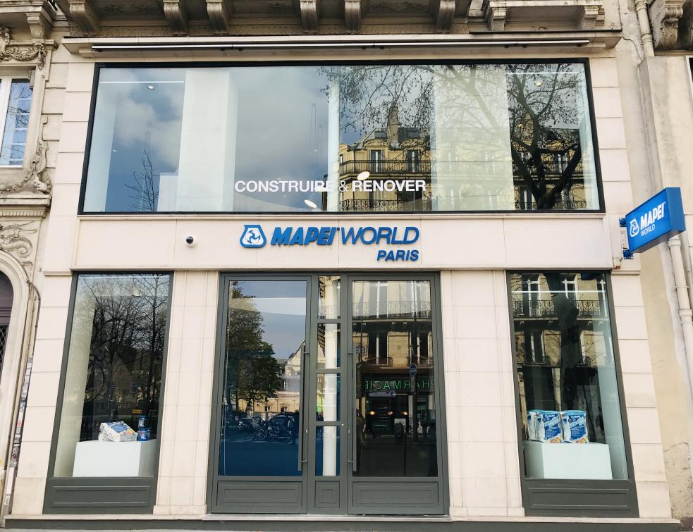 Mapei ouvre un espace pour les décideurs à Paris