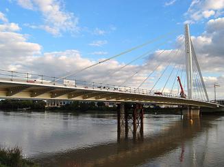Inauguration du pont Eric Tabarly à Nantes
