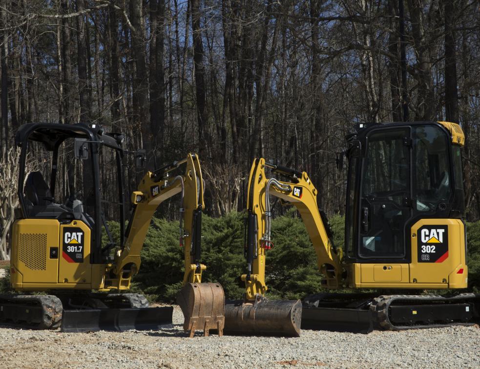 Cinq nouveaux modèles dans la gamme des minipelles hydrauliques Cat®