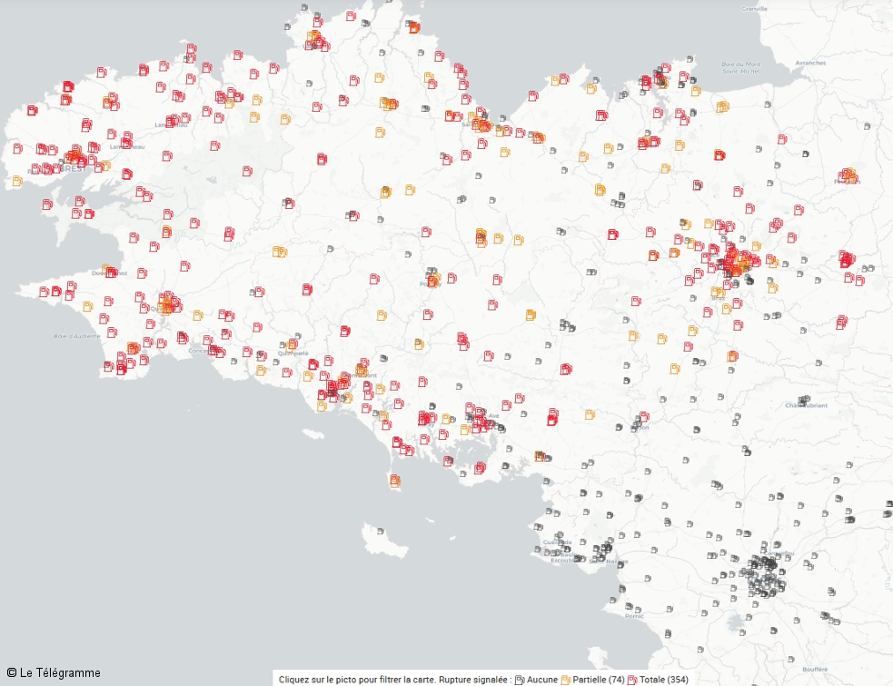 Colère du BTP : réquisition de stations-service pour les véhicules prioritaires