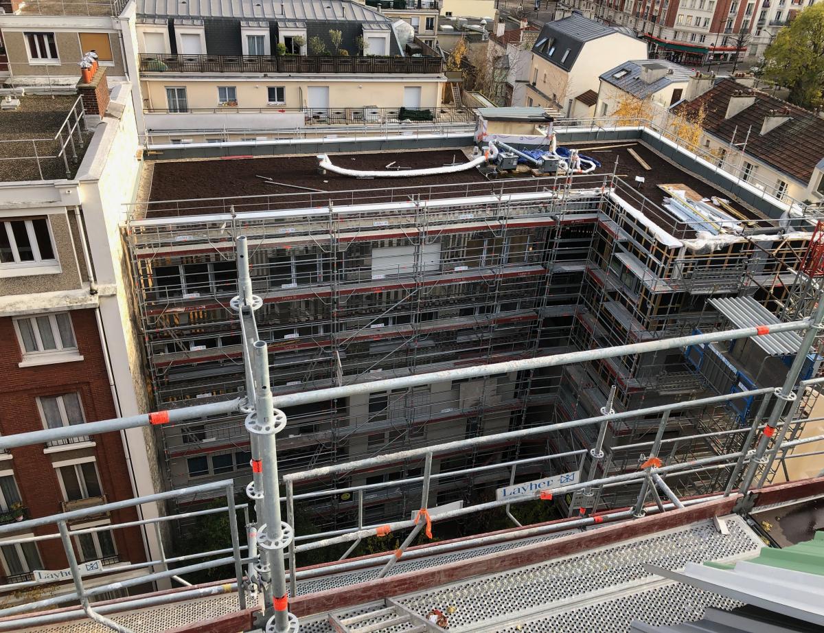 Une surélévation en bois à Paris rentabilisée grâce au prix du foncier