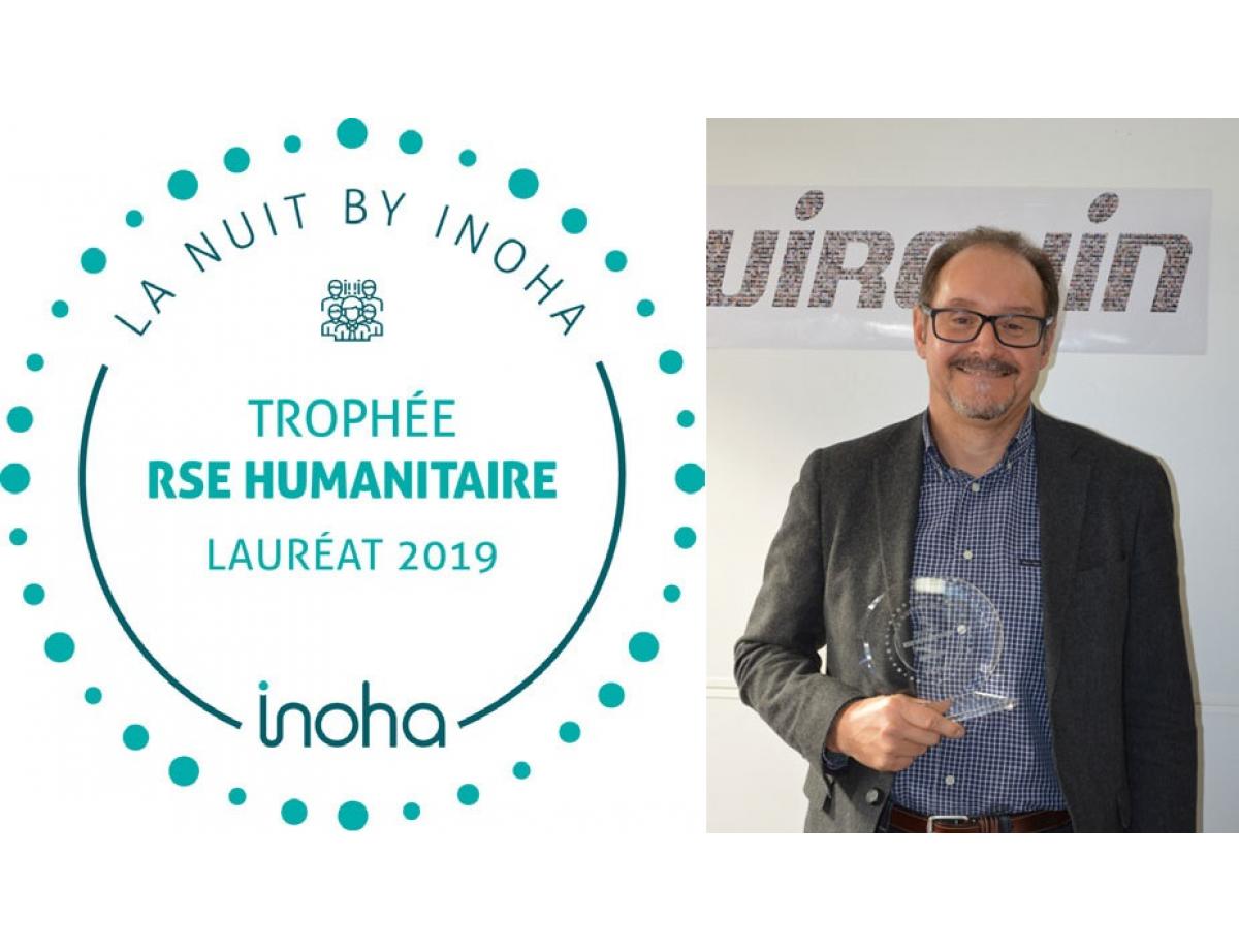 WIRQUIN, lauréat du trophée INOHA, catégorie RSE