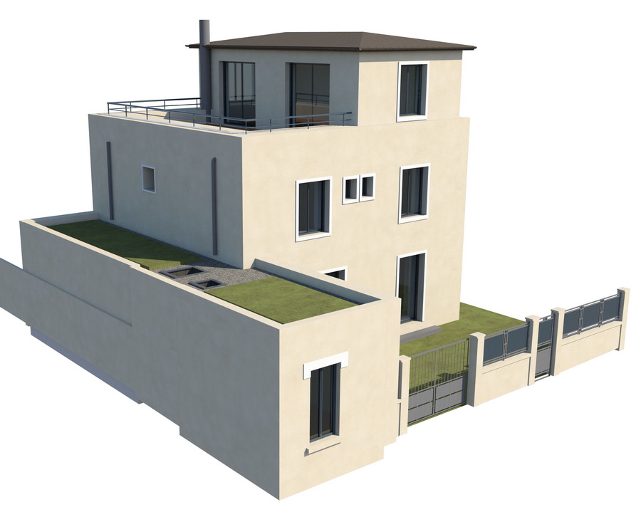 L'agence No Mans Land marie le BIM, le Passif et l'isolation paille