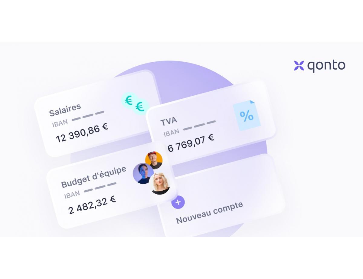 Qonto dévoile sa nouvelle fonctionnalité, des comptes multiples