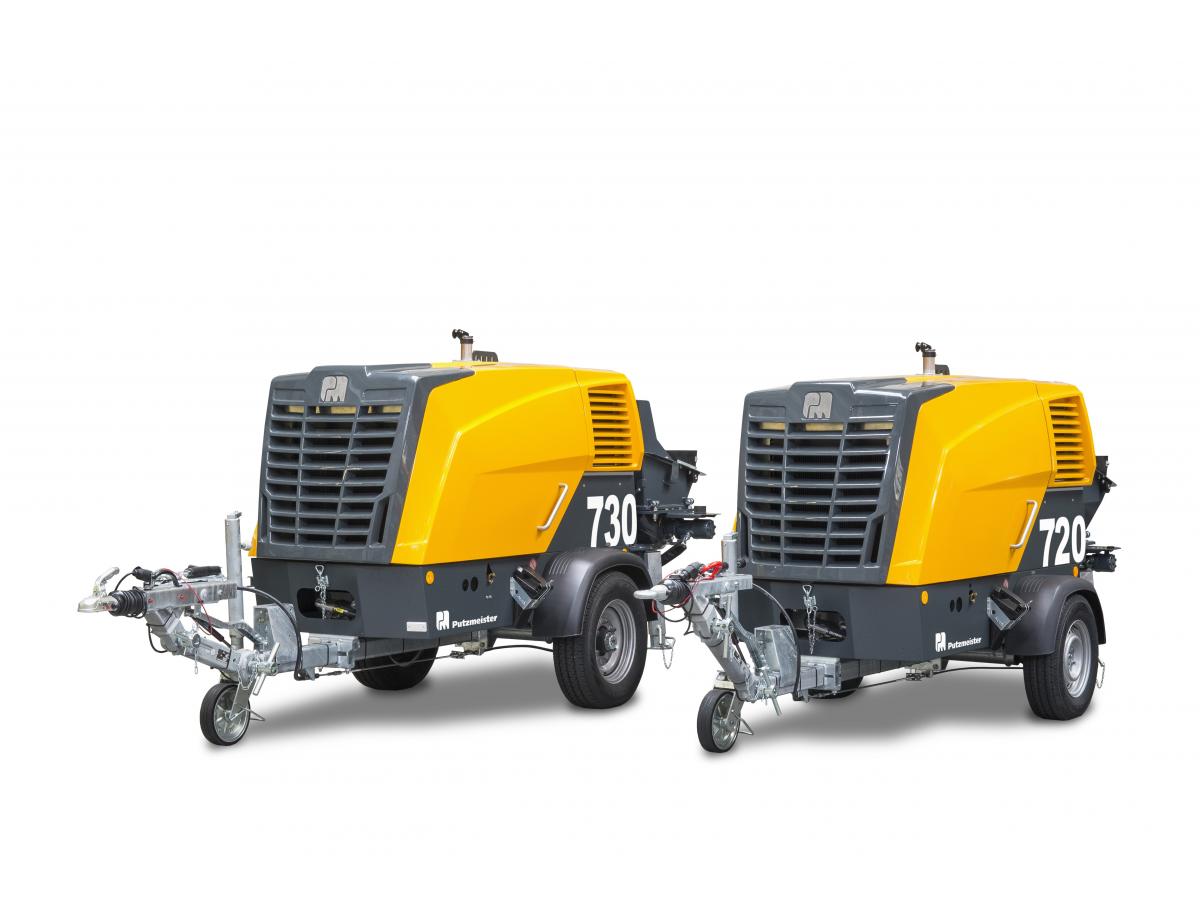 Les nouvelles pompes à piston compactes de Putzmeister