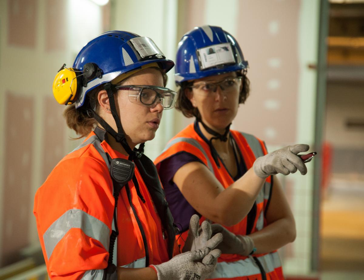 Anne Billat, conductrice de travaux sur les chantiers du Grand Paris Express