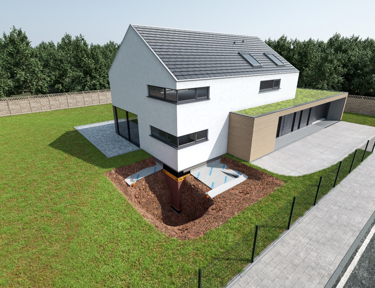 Système DELTA®-RGA la solution définitive contre le retrait-gonflement des sols argileux.