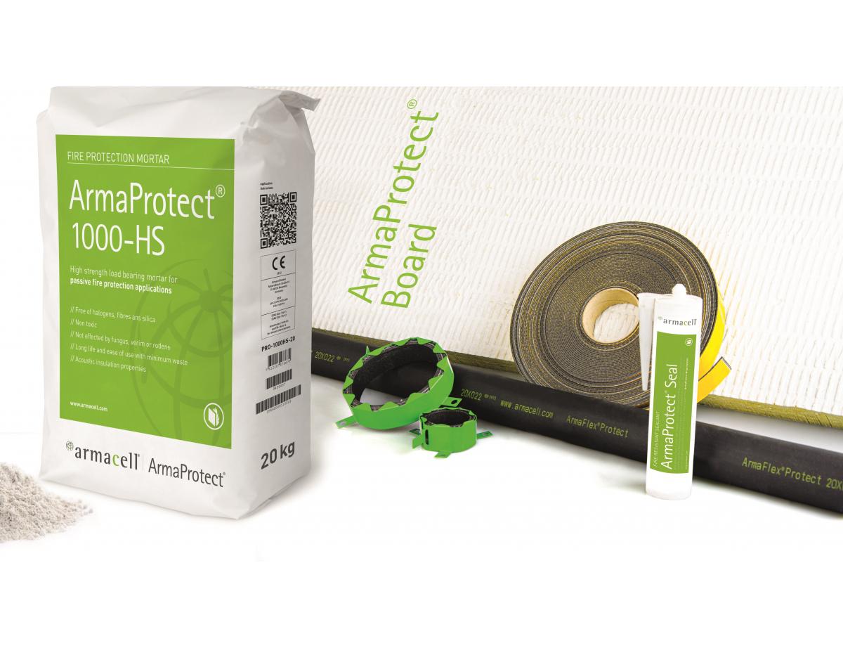 ArmaProtect® : le nouveau système de protection passive contre lincendie dArmacell