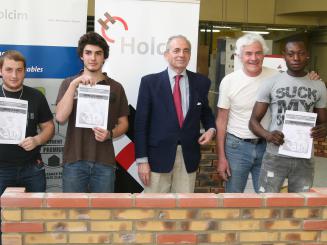 Olympiades des métiers : Top départ chez les maçons !