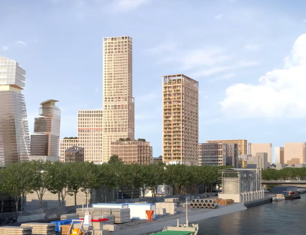 Paris: un projet de tour de 100 m en bord de Seine contrarié