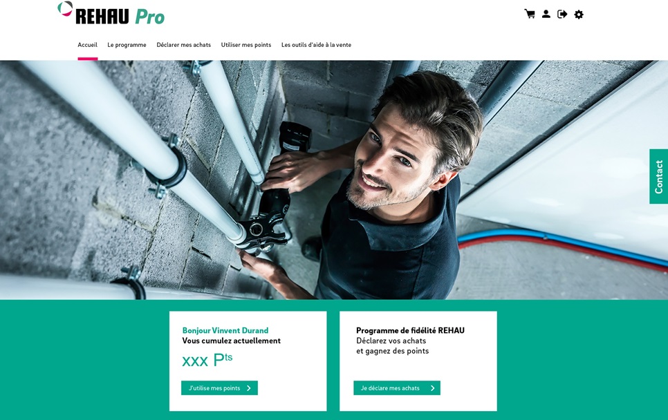 REHAU Pro, le programme de fidélité pour les installateurs du secteur chauffage et plomberie