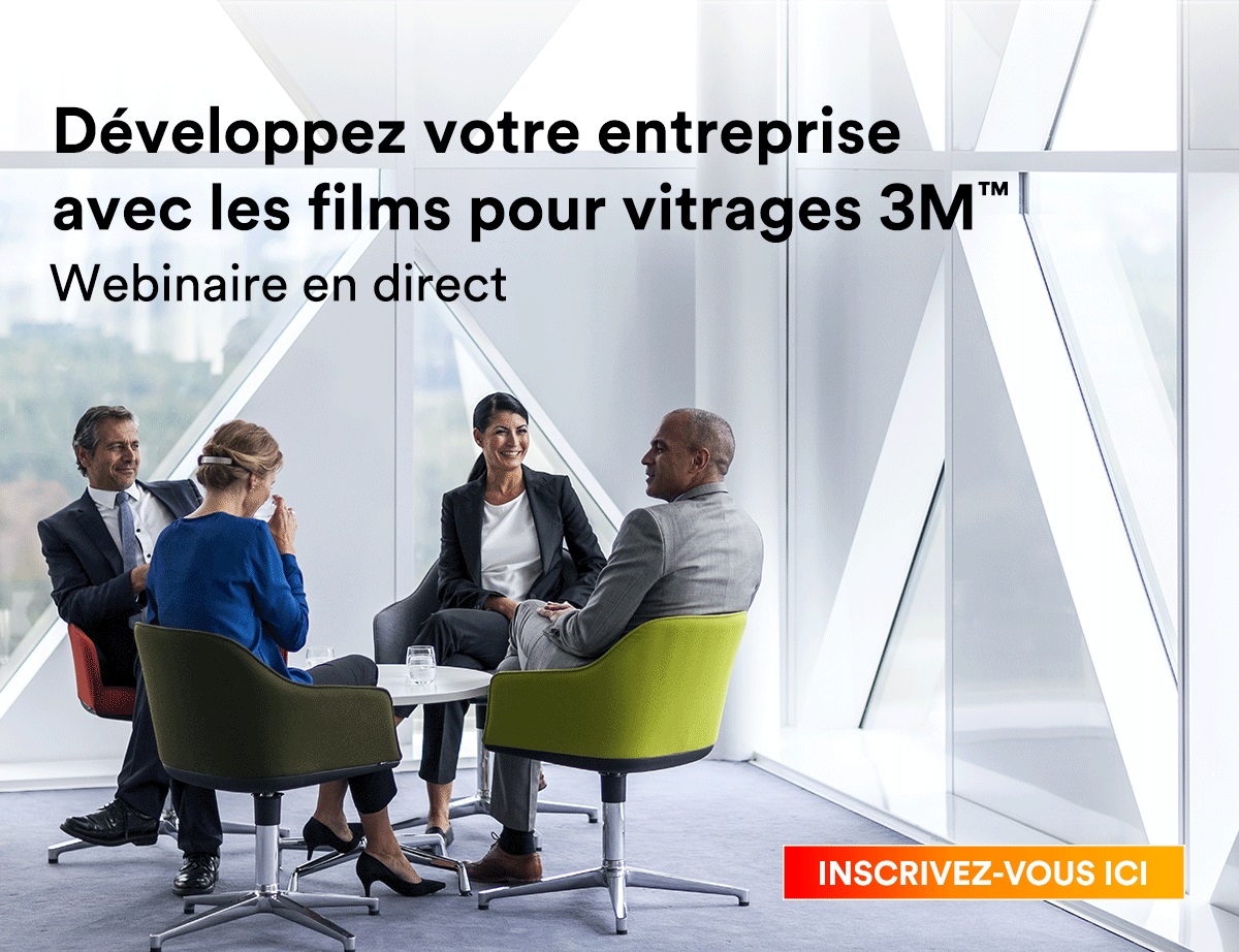 Découvrez les films pour vitrages 3M