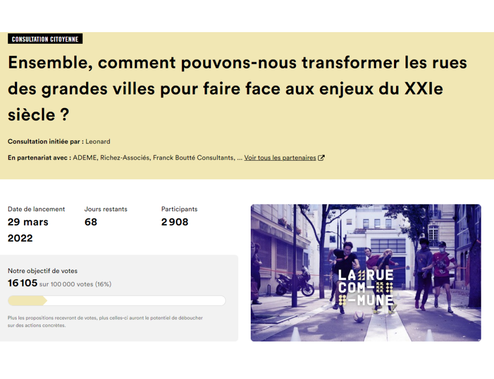 Imaginer l'avenir de la rue métropolitaine au XXIe siècle