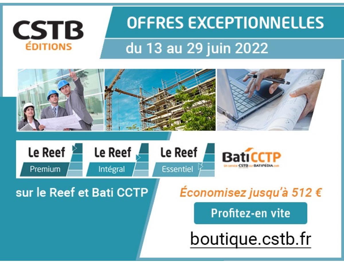 Cest le moment de vous procurer le Reef et Bati CCTP,  et vous ne le regretterez pas !