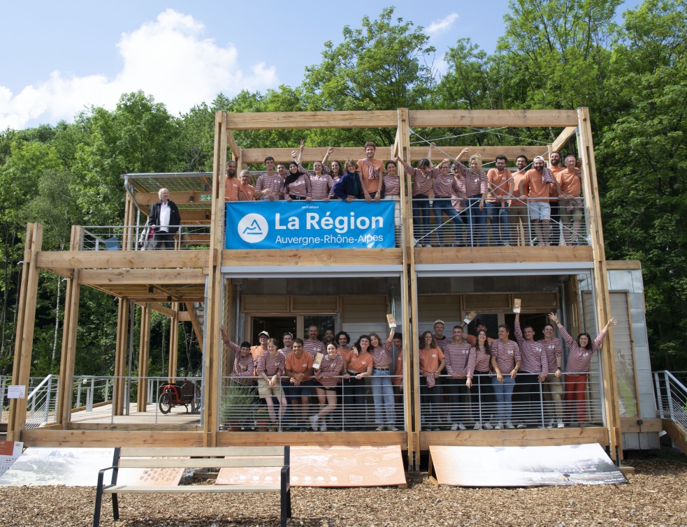 L'équipe française en troisième place à la compétition Solar Decathlon Europe 2021-2022