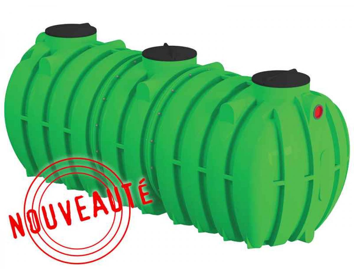 La gamme des cuves Pack'eau en polyéthylène de Sebico s'élargit